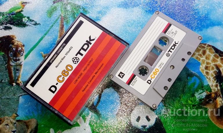 Аудиокассета TDK D-C60 (79г.) Japan Market