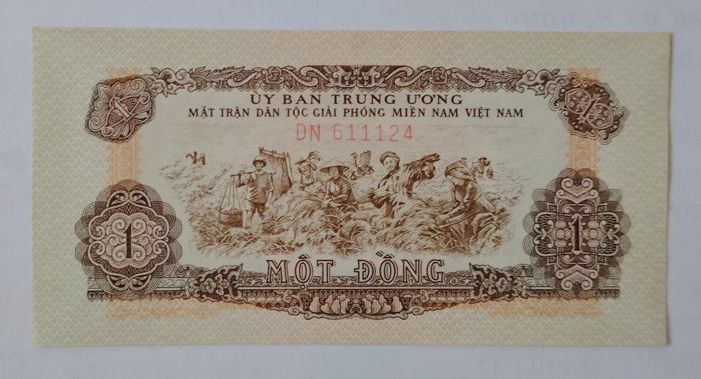 Южный Вьетнам 1 донг 1963 UNC