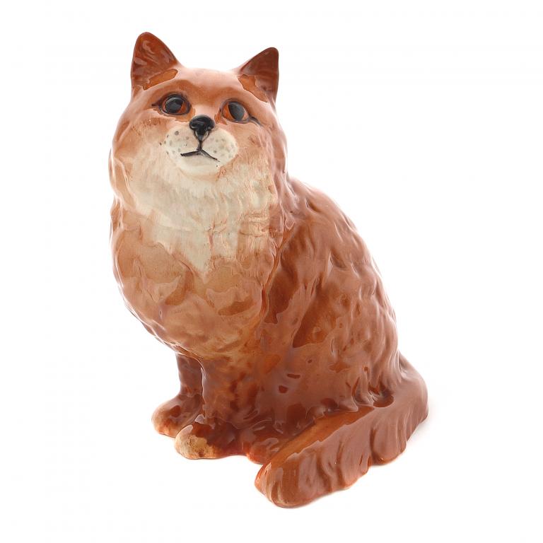 Фарфоровая фигура "Рыжий кот". Beswick