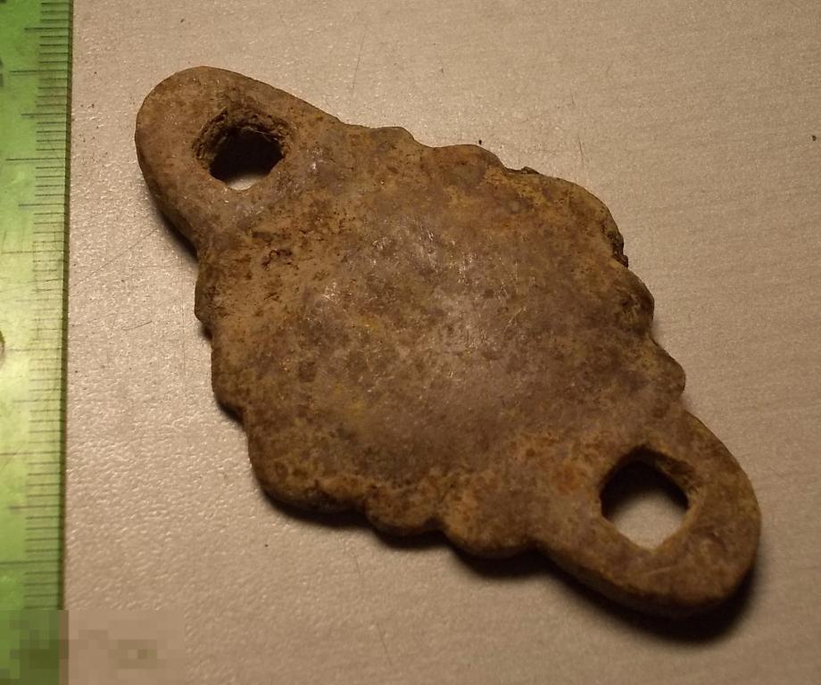 Элемент конской упряжи.Медный сплав. Оригинал