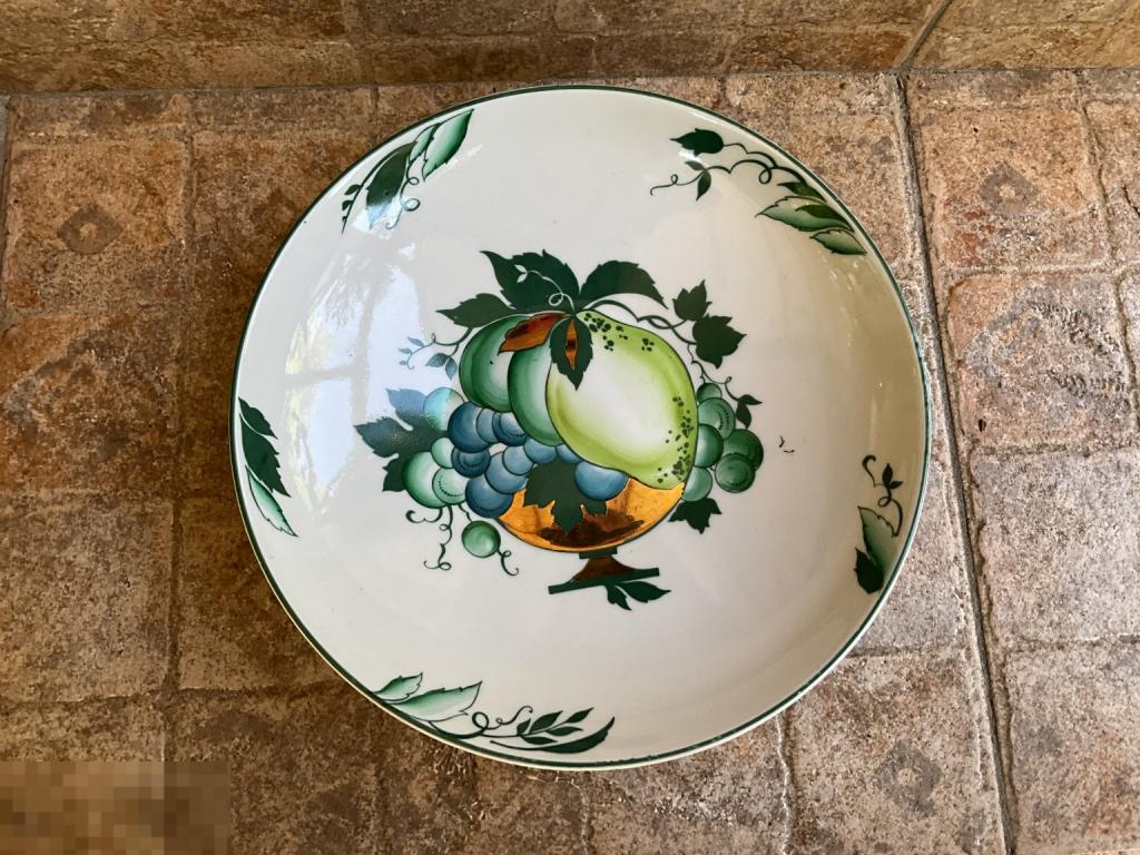 СУХАРНИЦА тарелка из сервиза ФРУКТЫ ЛФЗ Афанасьева редкий Отл