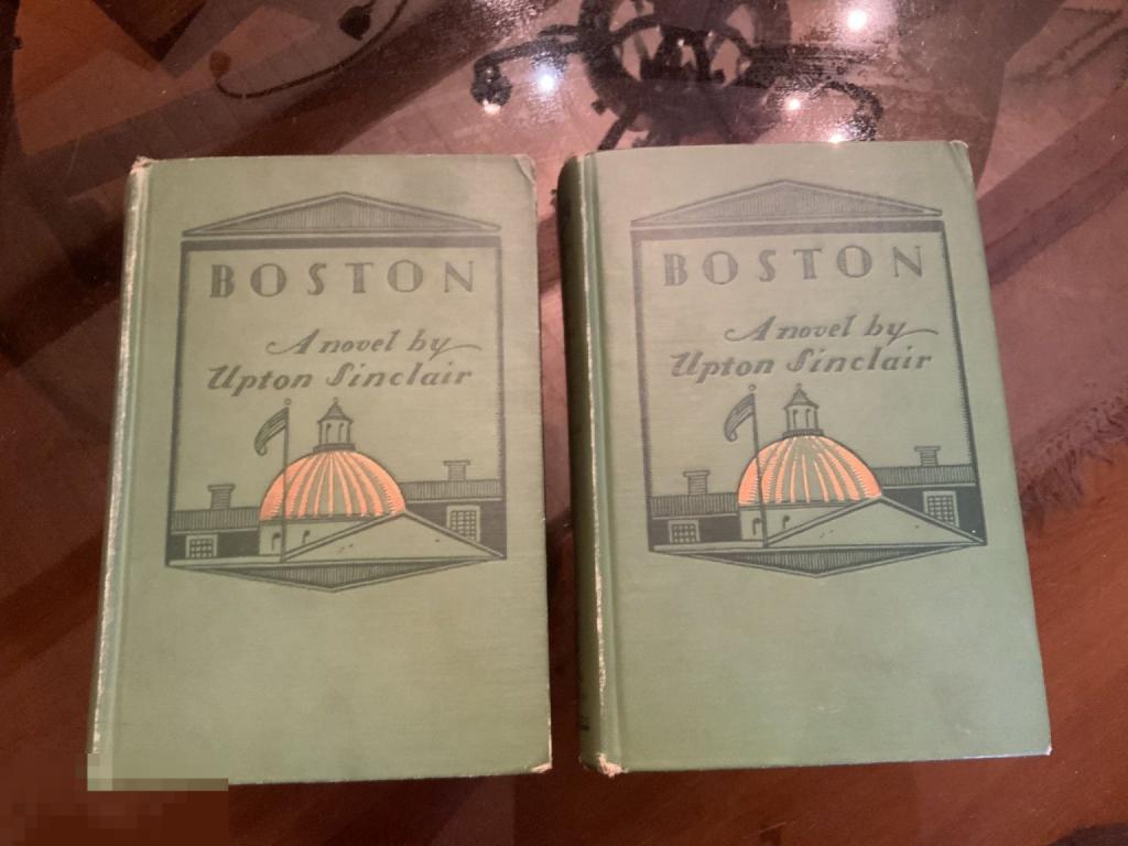 КНИГА A NOVEL BY UPTON SINCLAIR BOSTON Бостон Синклер 1928 год английский 1в
