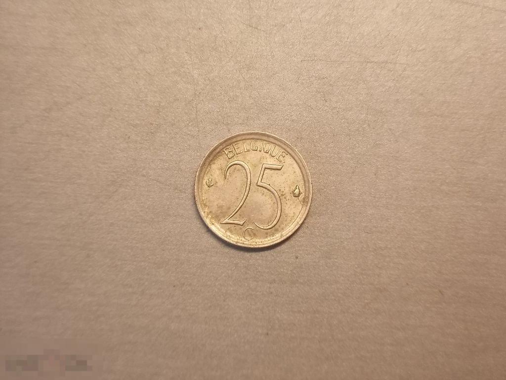 Бельгия 25 центов 1973 год Состояние