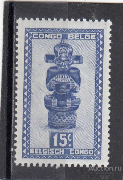 BELGISCH CONGO БЕЛЬГИЙСКОЕ КОНГО   Артефакты  № 264  1947  Сост** MNH