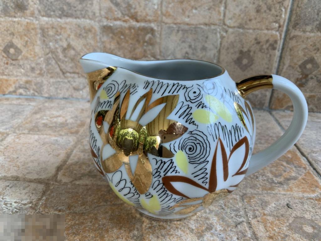 МОЛОЧНИК сливочник  ЗОЛОТЫЕ РОМАШКИ  ЛФЗ Л. Григорьева Отл «2»