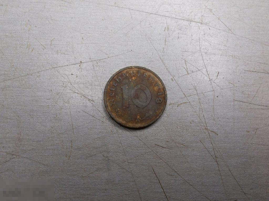 Германия 3 рейх 10 пфеннигов 1941 год Оригинал