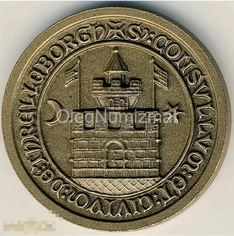 Швеция 10 крон 1977 Город Треллеборг, Совет граждан, Локальный выпуск
