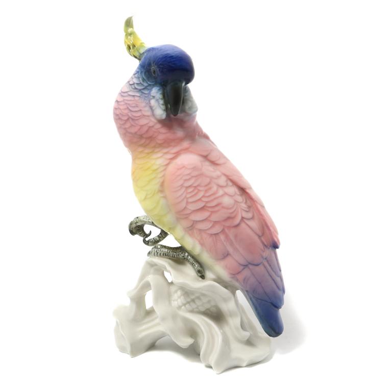 Фарфоровая фигура "Какаду". Karl Ens