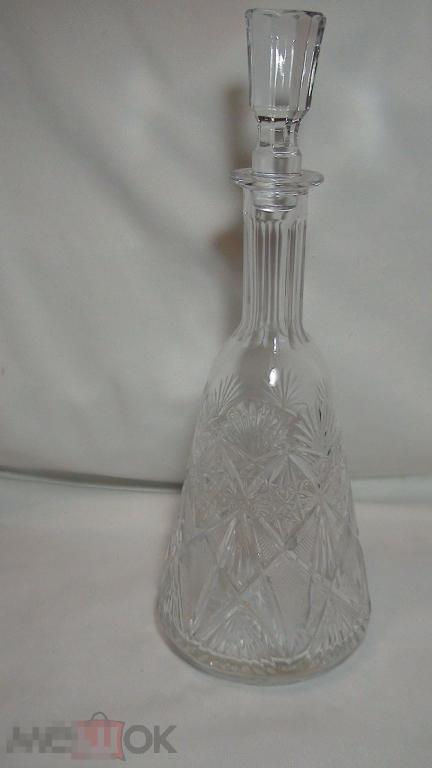 Графин , штоф хрусталь 29см