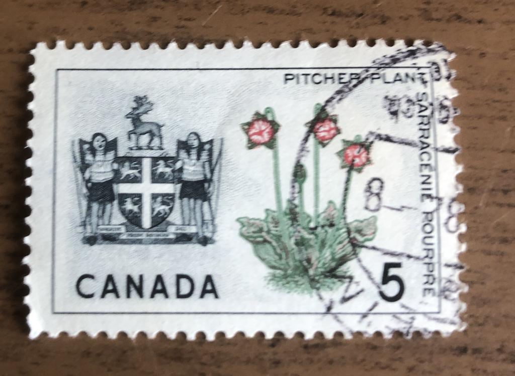 Марки Канада 1966 г герб Ньюфаундленд