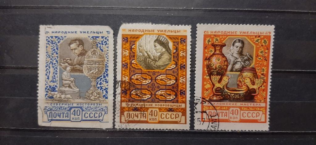 СССР живопись искусство народное творчество народные умельцы 1957 гашёная
