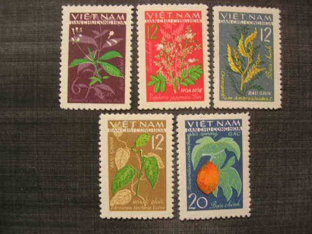 Вьетнам 1963 флора: лекарственные растения   MNH/MNG