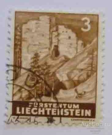 МАРКИ ЛИХТЕНШТЕИН Стандартный выпуск 1 шт  1937