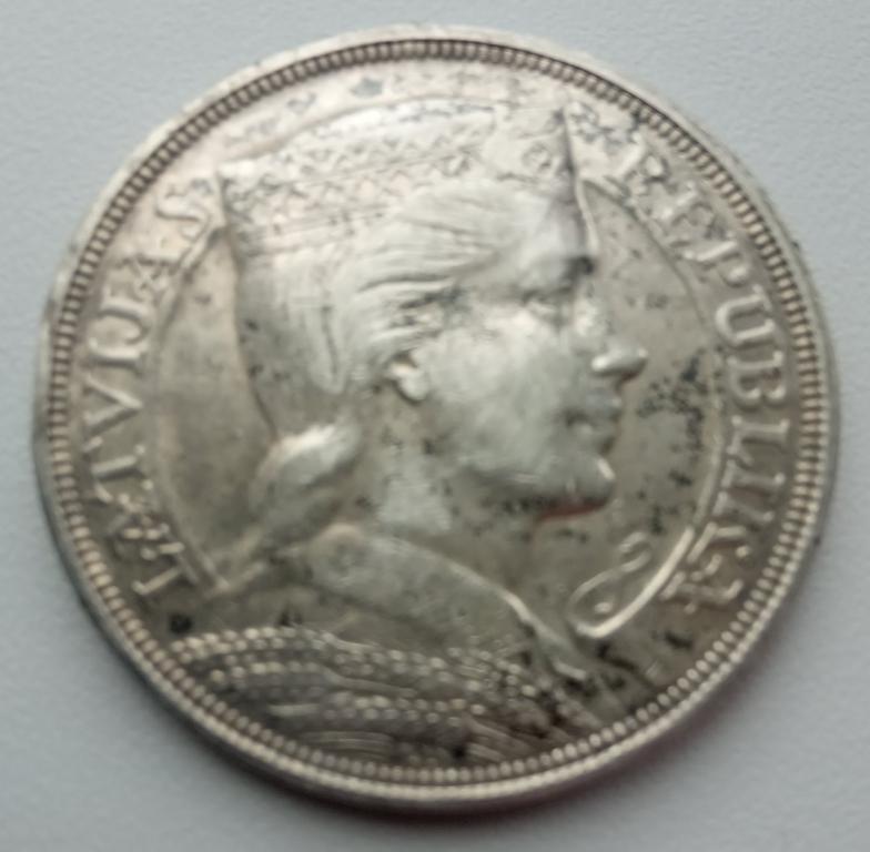 Латвия 1932 г. 5 лат