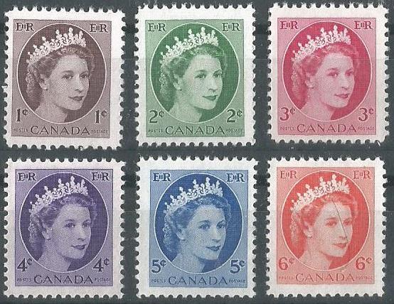 Канада. 1954 г. Королева Елизавета. MNH