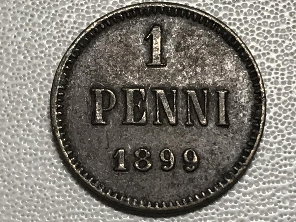 1 пенни 1899 г. Русская Финляндия