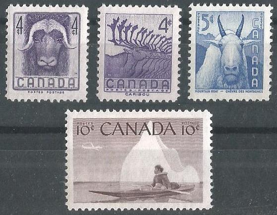 Канада. 1955 г. Фауна. Арктика. MNH