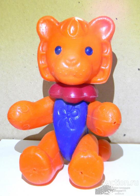 Игрушки СССР  " ЛЕВ ЛЬВЁНОК "  Дутый  полиэтилен