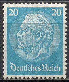 ❤1933 Германия 3 Рейх Гинденбург Hindenburg КЦ.4,5€ Mi 521 MNH OG