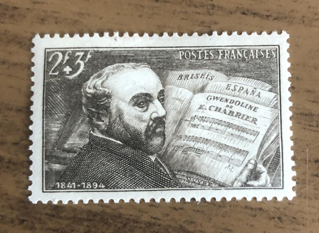 1942. Франция. Музыка. К 100 летию Эммануэля Шабрие *