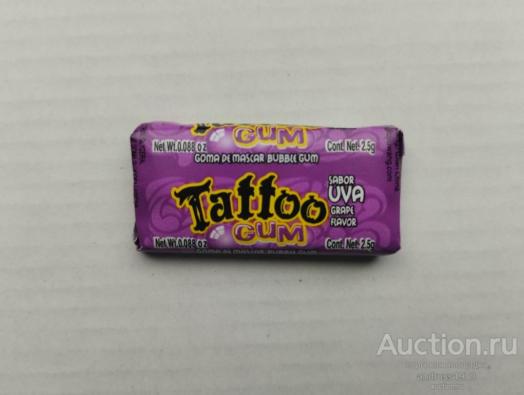 ЖВАЧКА. ЖЕВАТЕЛЬНАЯ РЕЗИНКА TATTOO GUM ОРИГИНАЛ!!!