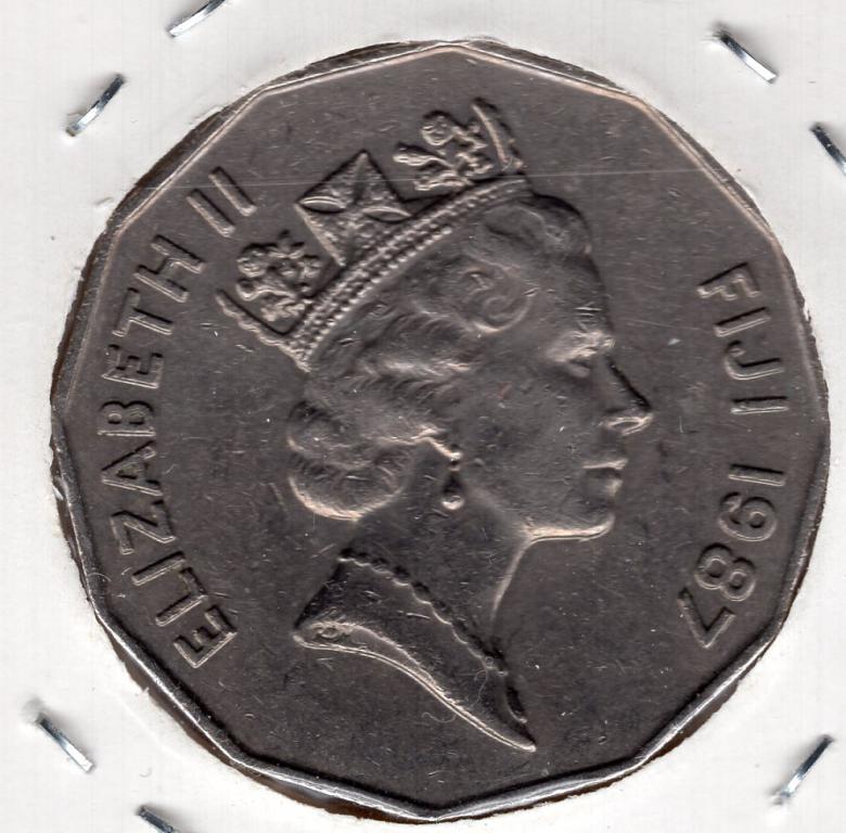 50 центов - Фиджи - 1987 - KM#54