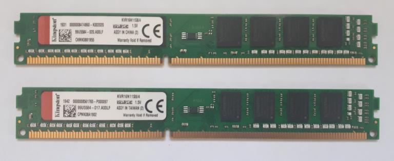 Оперативная память DDR3 8GB (2шт*4Gb)