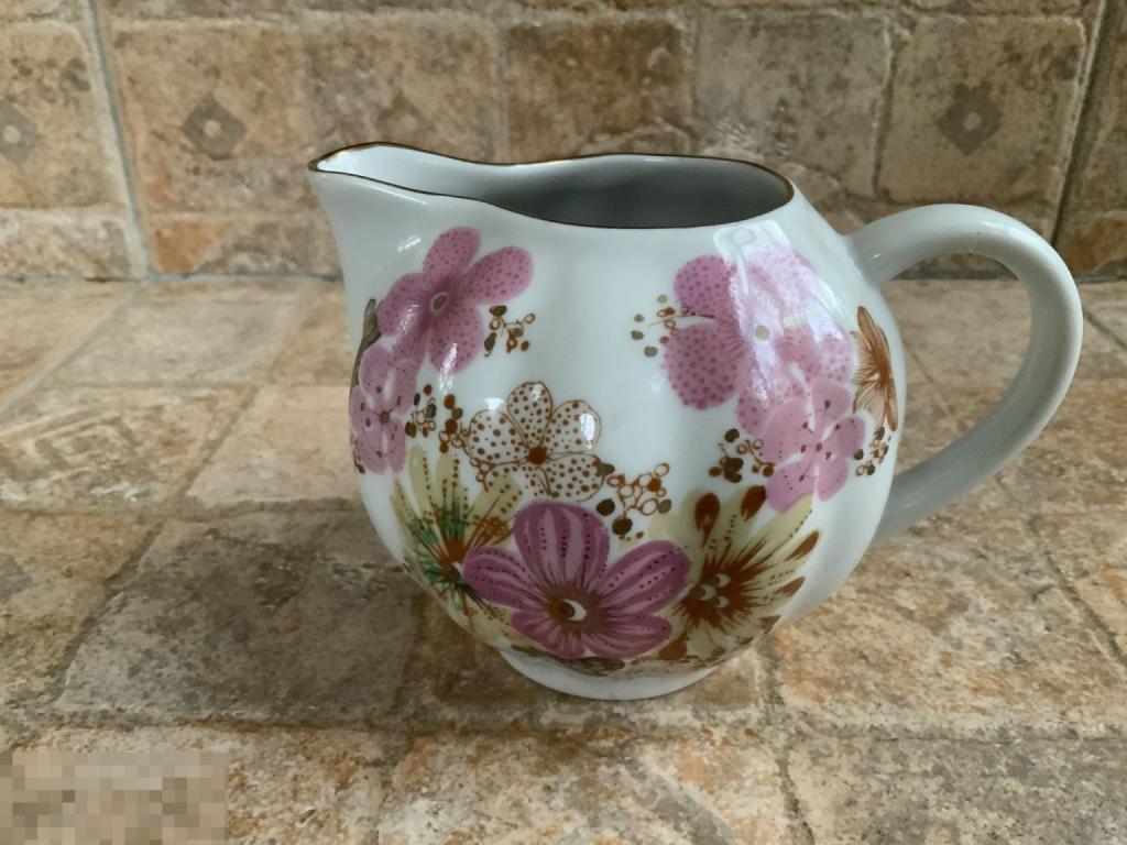 МОЛОЧНИК сливочник цветы из сервиза ВЕСНА ЛФЗ  Отл