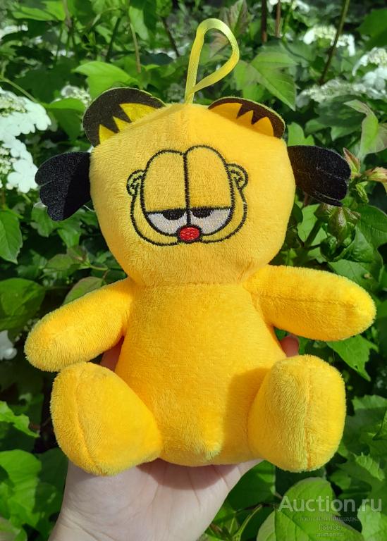 Мягкая игрушка Кот Гарфилд, 16 см. Новая.