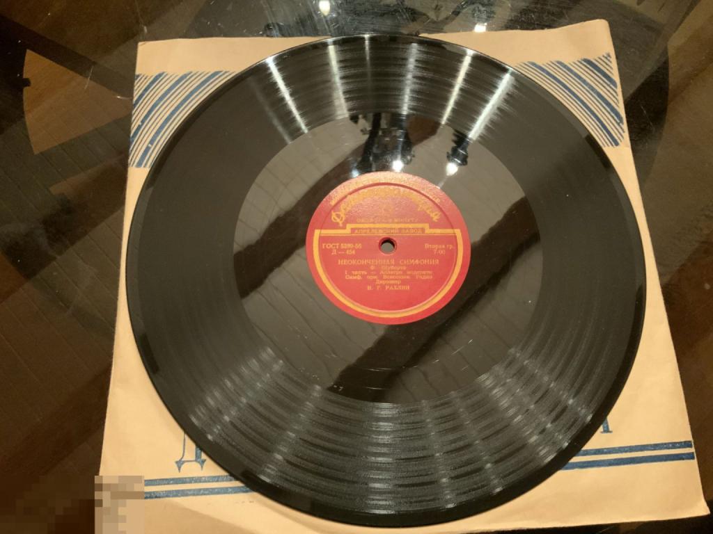 ПЛАСТИНКА СССР Ф. ШУБЕРТ неоконченная симфония РАХЛИН миньон
