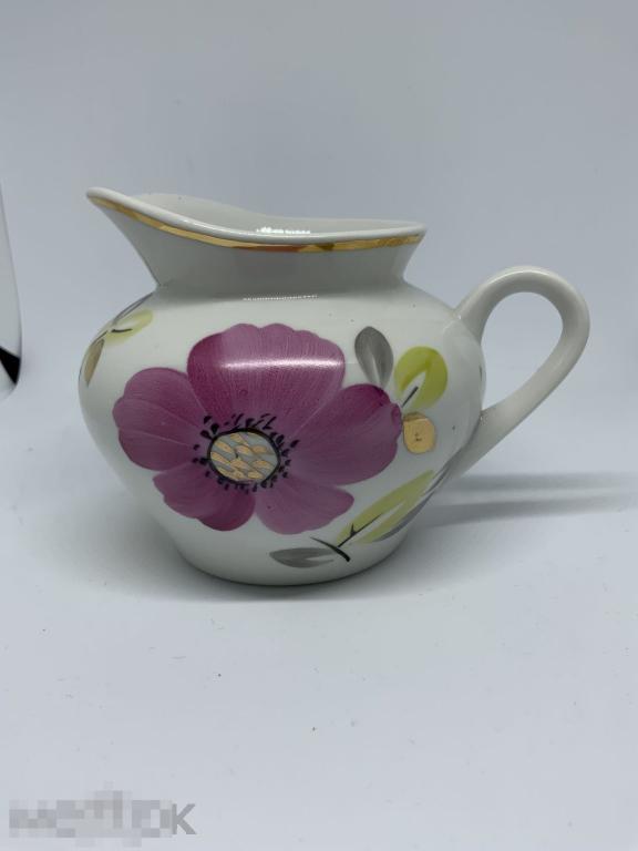 МОЛОЧНИК сливочник из сервиза МАЛЬВА цветы  ПРОЛЕТАРИЙ 60-е гг редкий Отл