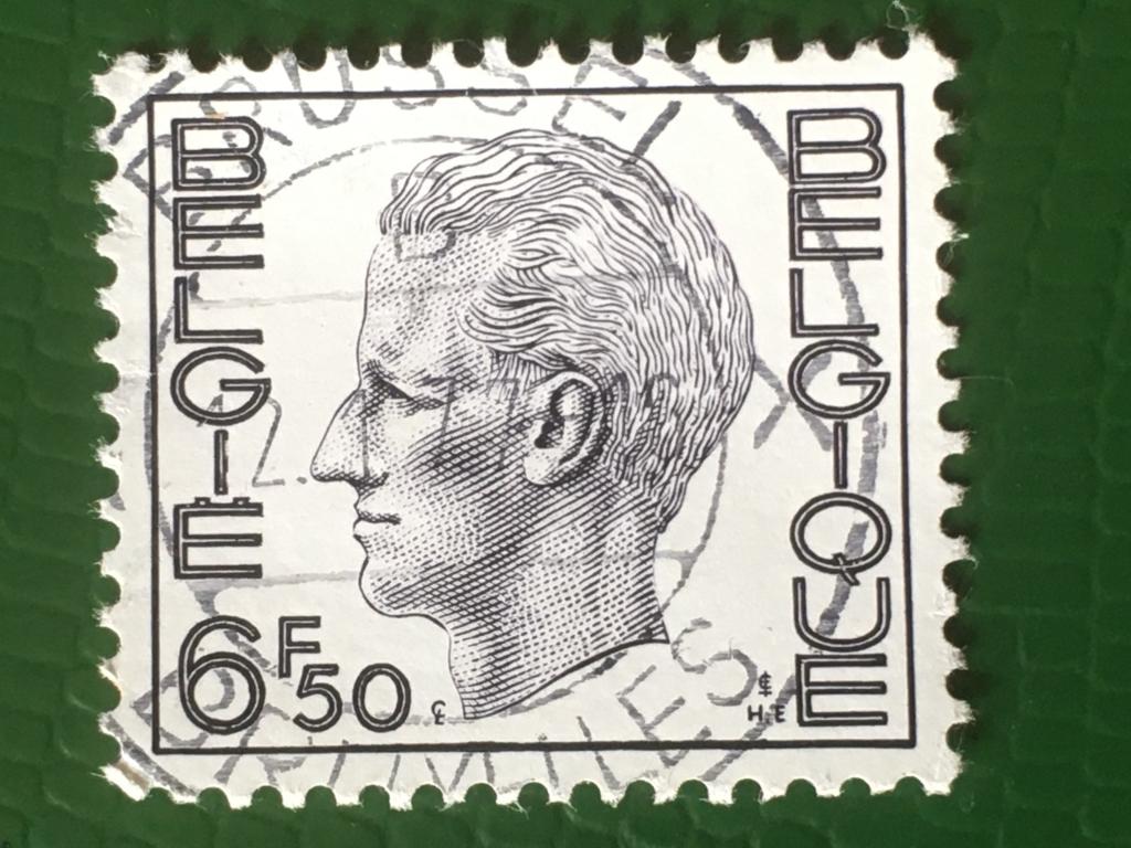 Марка. Король Бодуэн. Бельгия. 1974 г.