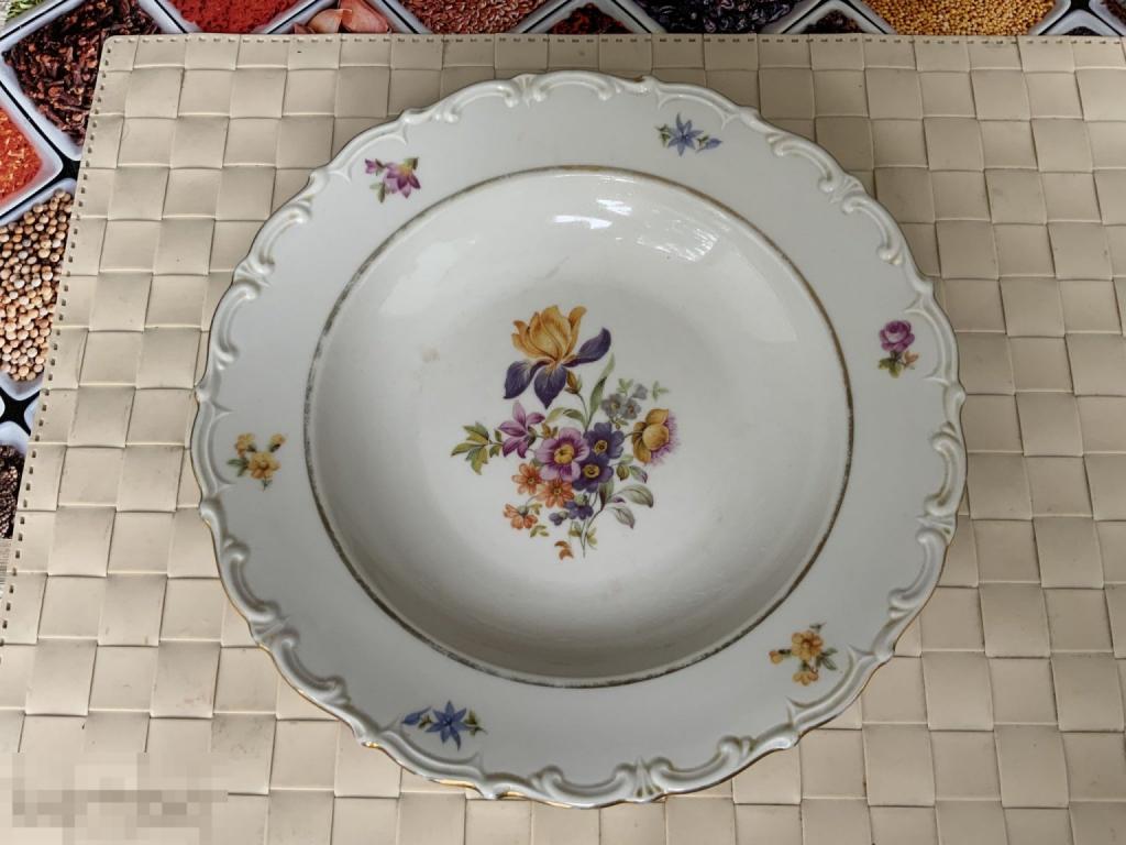 ТАРЕЛКА суповая глубокая МЕЙСЕНСКИЙ БУКЕТ Кахла KAHLA  фарфор Германия