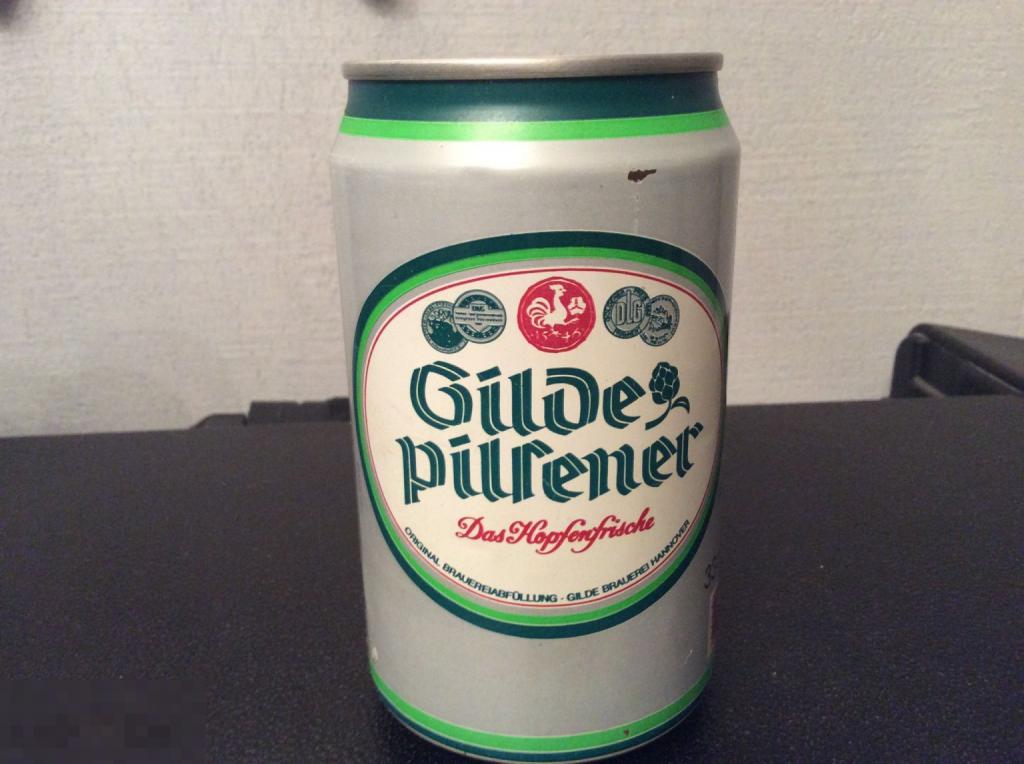 ПИВНАЯ БАНКА от пива 0,33L Германия GILDE 1992 год жесть
