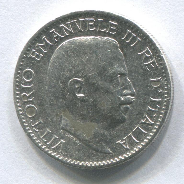 ИТАЛЬЯНСКОЕ СОМАЛИ 1/4 РУПИИ 1913 VF