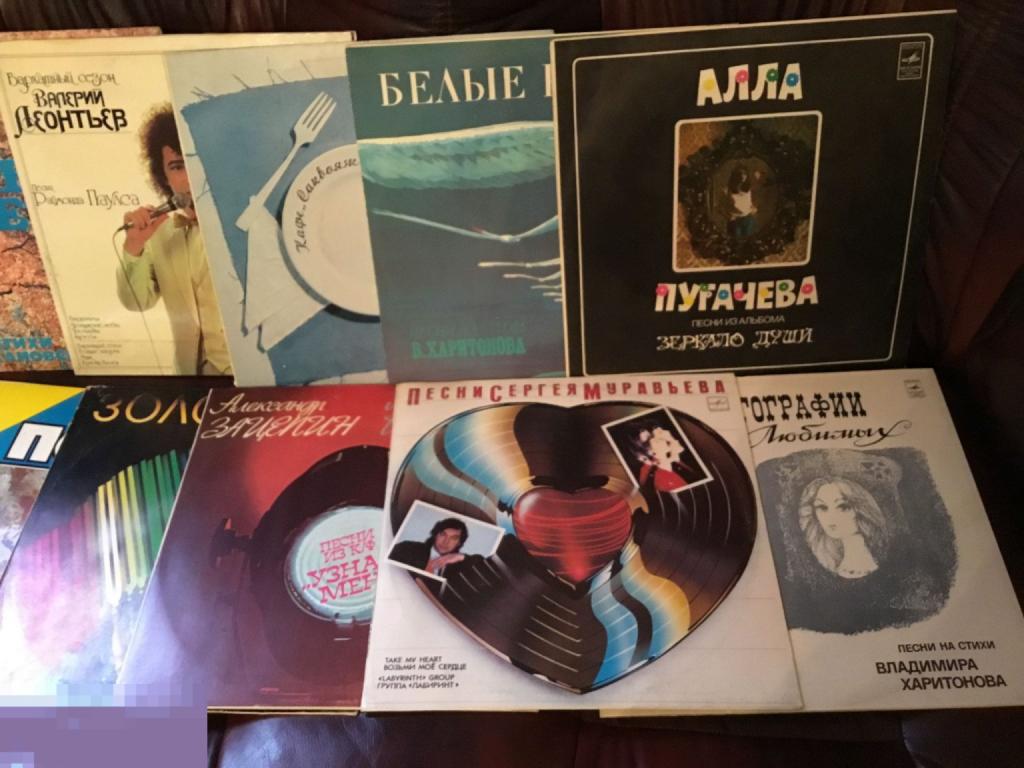 ПЛАСТИНКА винил музыка советская зарубежная эстрада ВИА СССР разные много