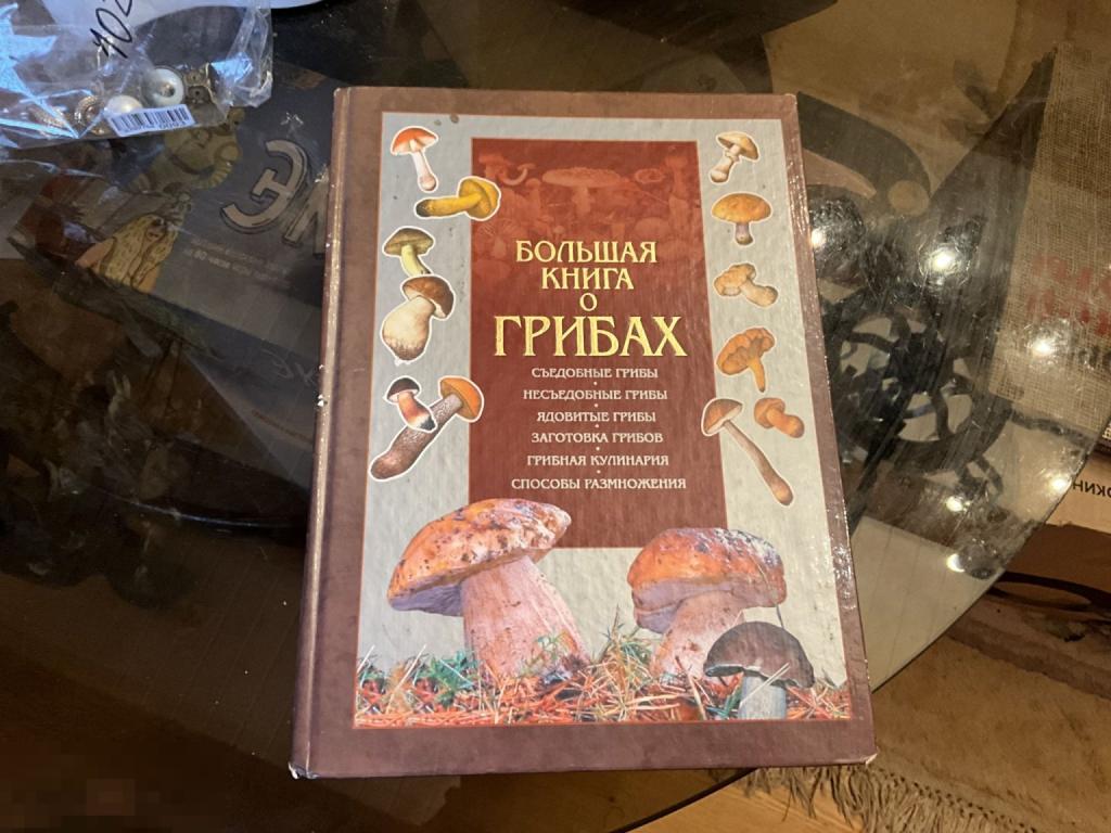 Книга  БОЛЬШАЯ КНИГА О ГРИБАХ 2002 год  2жэ