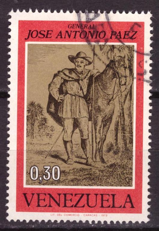 Венесуэла 1973 Генерал Хосе Антонио Паэс, Президент