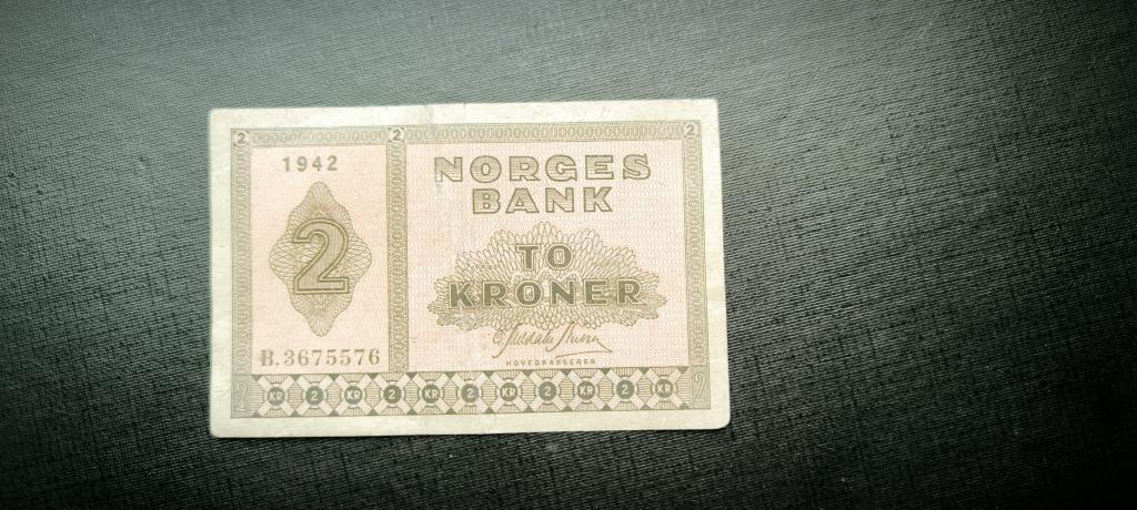 Норвегия 2 кроны золотом 1942