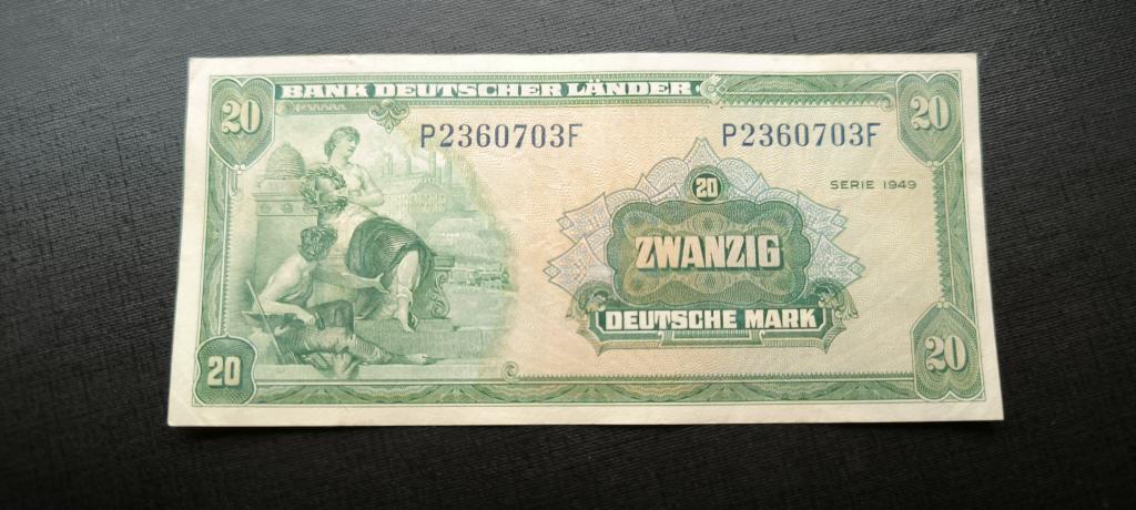 20 марок 1949 Германия ФРГ
