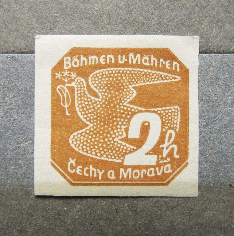 Германия Богемия и Моравия 1939 г. Газетная марка Голубь. 1мар. сер.**MNH