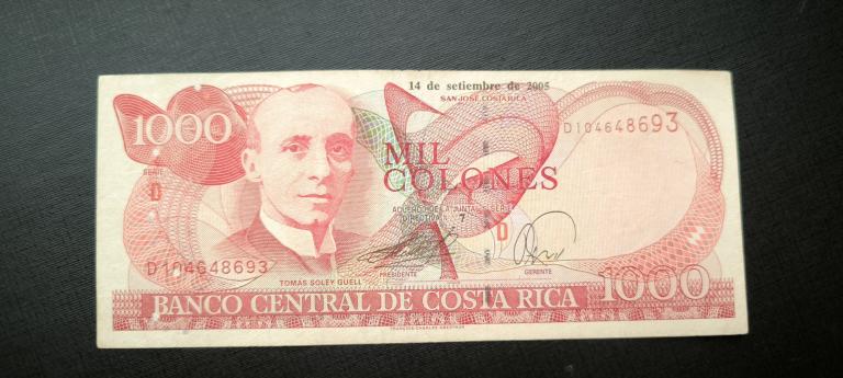 Коста-Рика 1000 колонов 2005