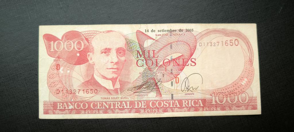 Коста-Рика 1000 колонов 2005