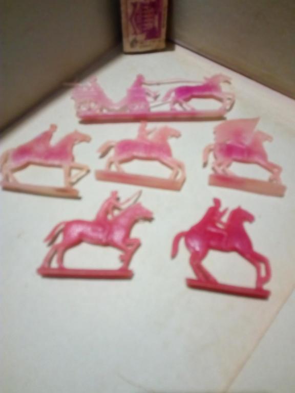 Игрушка.Набор солдатиков.Буденовцы.Тачанка.СССР