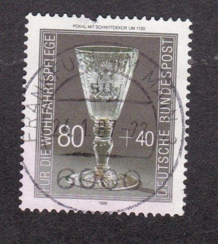 ФРГ 1986 Искусство Хрусталь (4393)