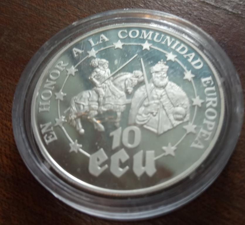 Западная Сахара 1992 г. 1000 франков 10 экю