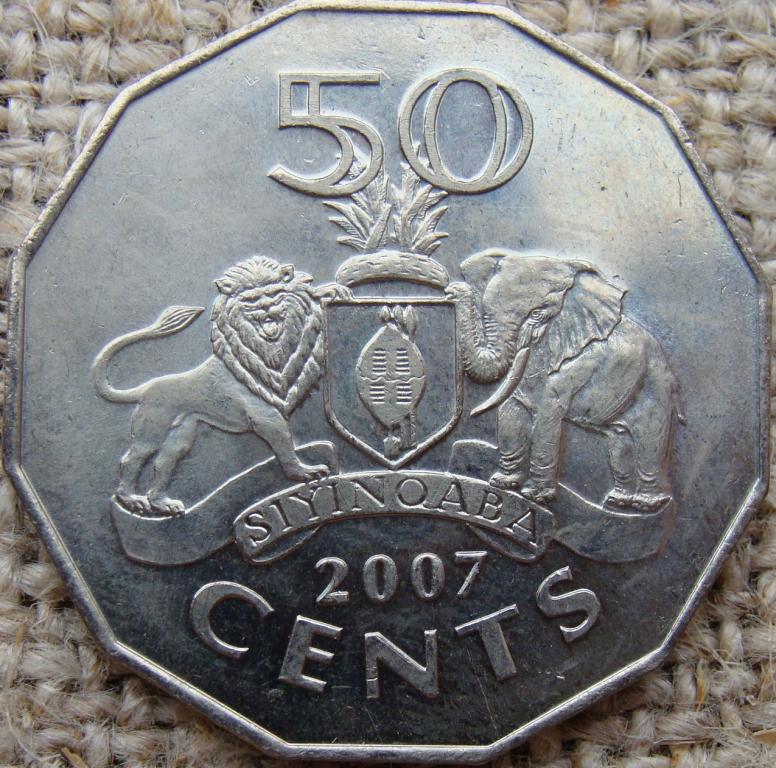Свазиленд 50 центов 2007 год