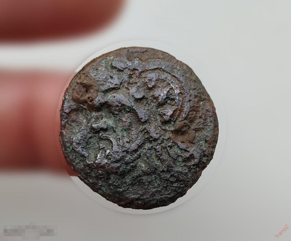 Пантикапей, обол, Перисад I, 345-310 гг до н. э.