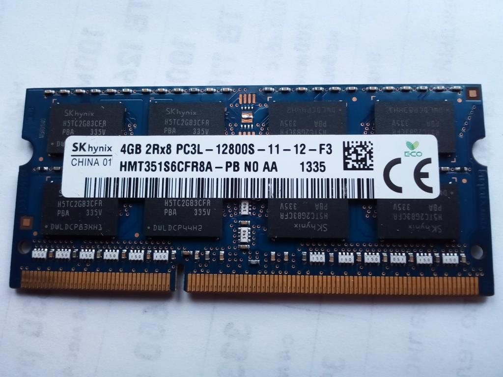 оперативная память для ноутбука DDR3L 1.35V (4Gb)