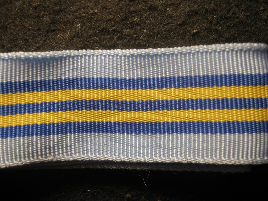 За безупречную службу 2 степени, медаль Украина, лента к награде (С, 6.25)